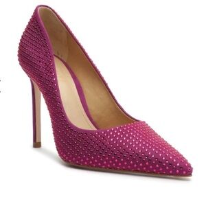 SCHUTZ Pink Studded Heels